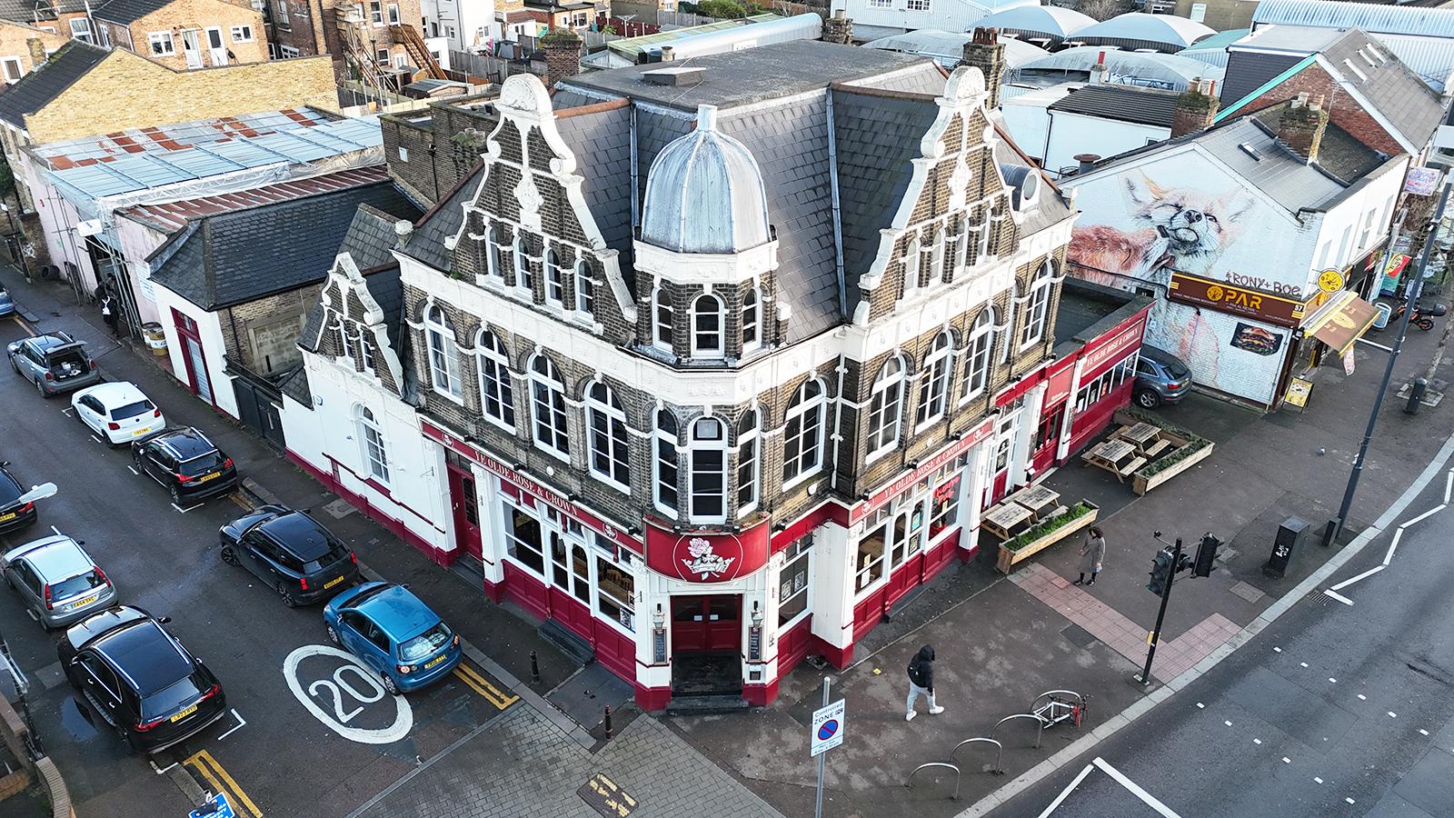 Ye Olde Rose & Crown<br>53 Hoe Street<br>Walthamstow<br>London<br>E17 4SA